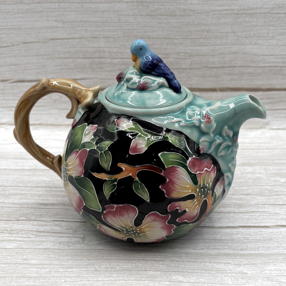🫖 Blue Sky Dogwood Teapot 🫖